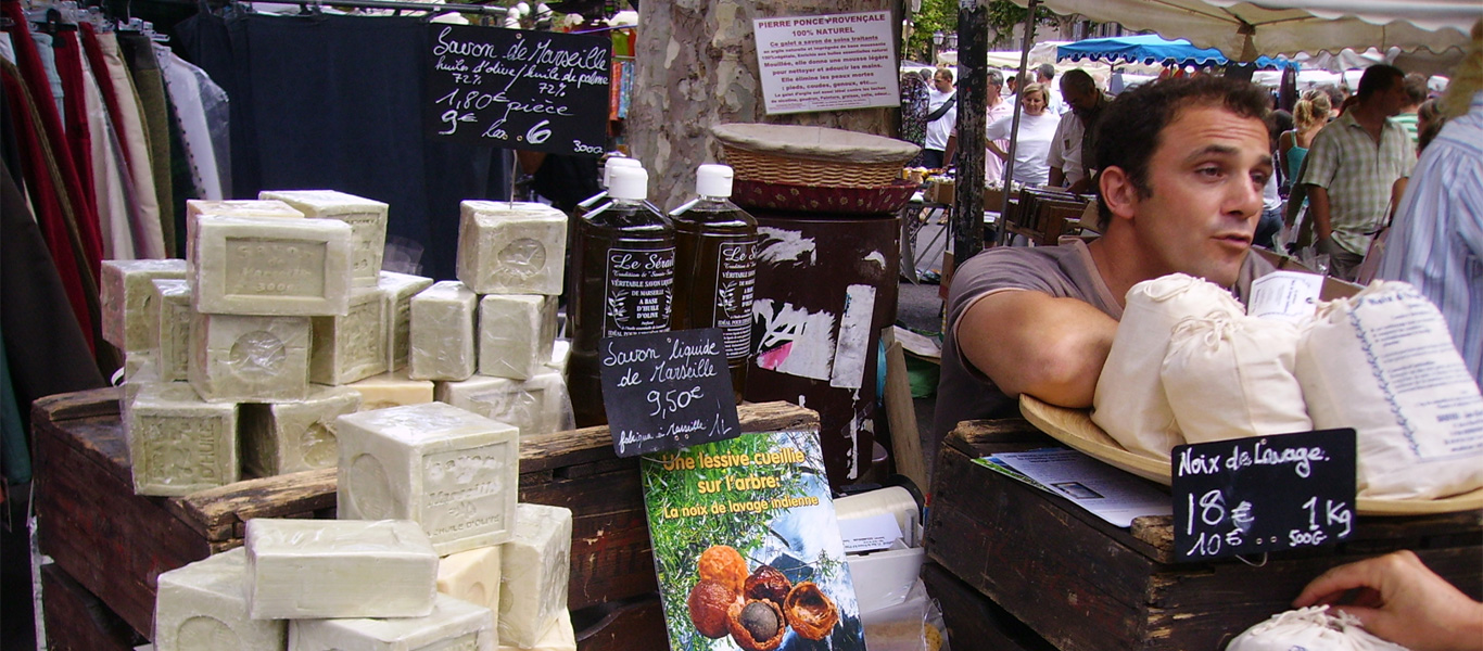 Seife auf dem Markt