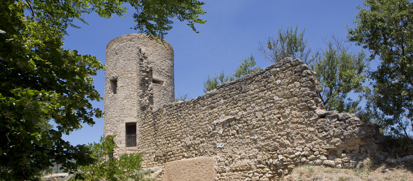 Stadtmauer Ruine in Cucuron